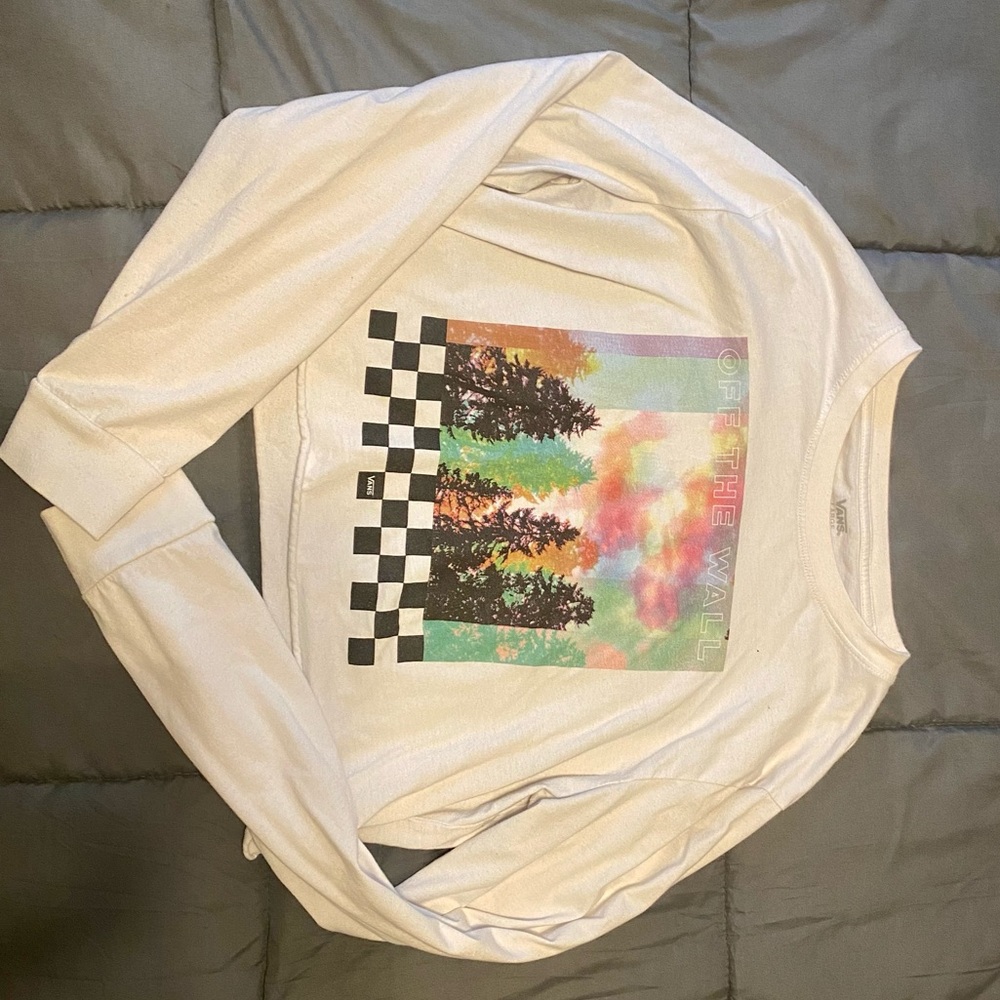 Vans Long-Sleeve Crop-Top